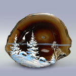 Агат. Картина.