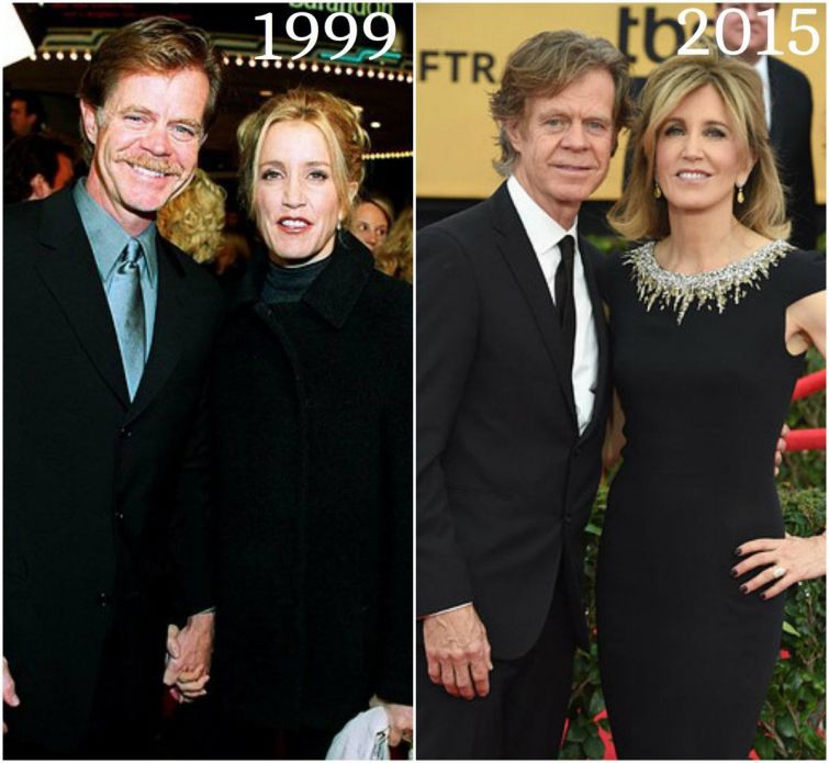 Фелисити Хаффман и Уильям Мэйси, в ??браке с 1997 года любовь, отношения