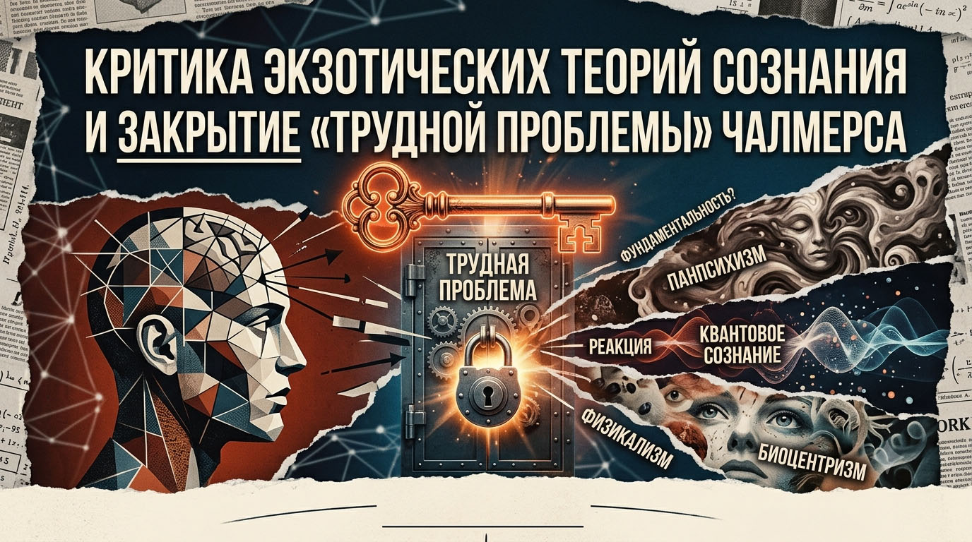 Критика экзотических теорий сознания и Закрытие «Трудной проблемы» Чалмерса