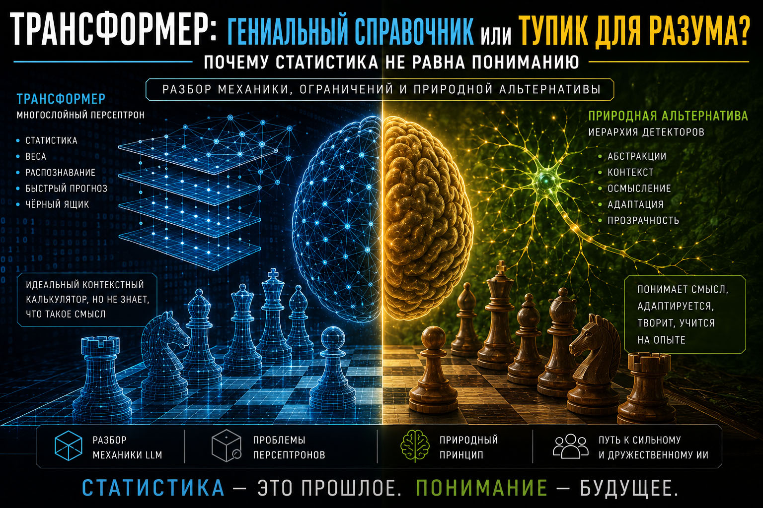 Почему ChatGPT не понимает смысл, даже если отвечает лучше человека?