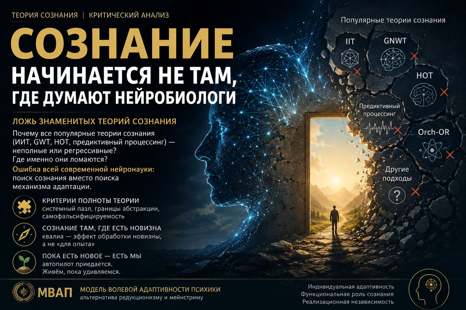 Сознание начинается не там, где думают нейробиологи