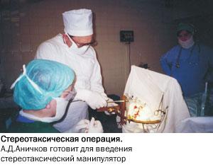 Стереотаксическая операция