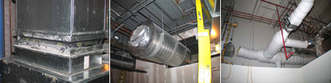 Резиновые подушки, воздуховоды с двойными стенками и изоляцией – меры против шумов и вибраций (иллюстрация ORNL).