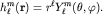 $h_ell^m({bf r})=r^ell Y^m_ell(theta,varphi).$