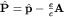 $hat {bf P}={bfhat p}-frac{e}{c}{bf A}$