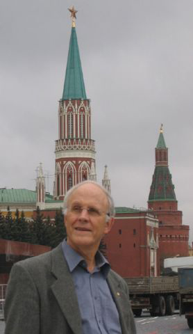 Нобелевский лауреат Дэвид Гросс в Москве (фото Ольги Левиной)