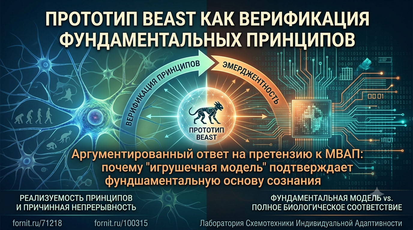Прототип Beast как верификация фундаментальных принципов