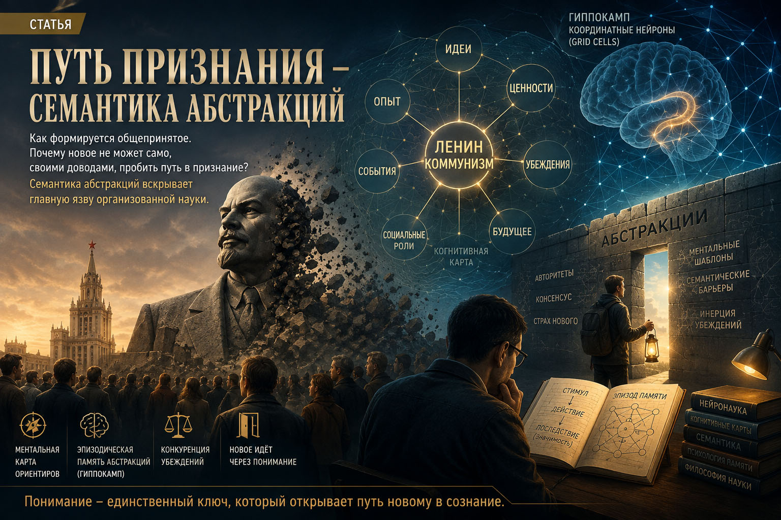 Путь признания – семантика абстракций