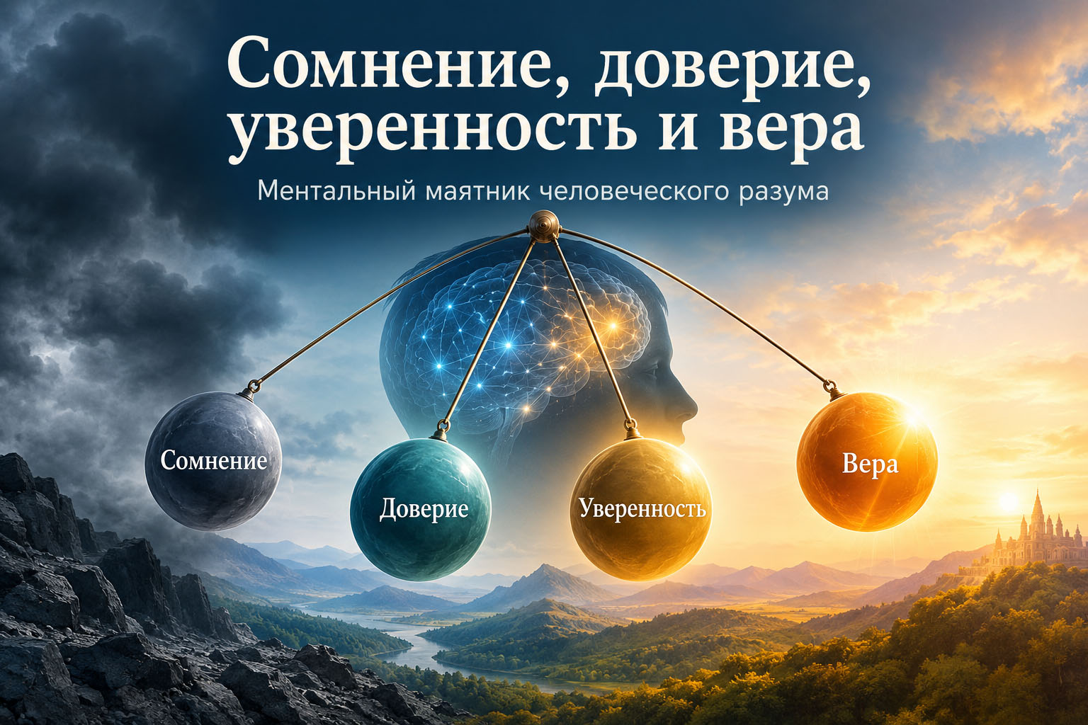 Сомнение, доверие, уверенность и вера