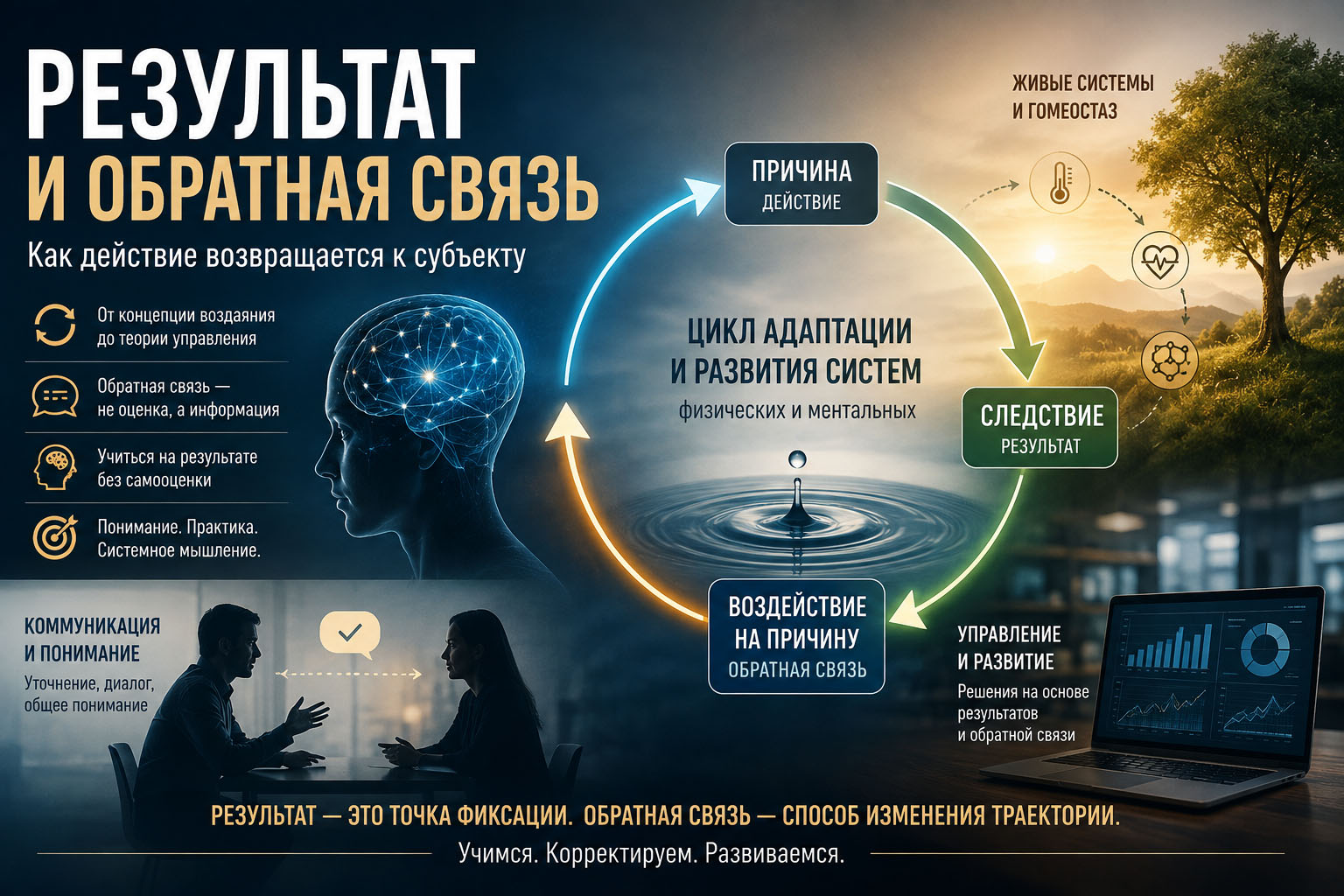 Результат и обратная связь