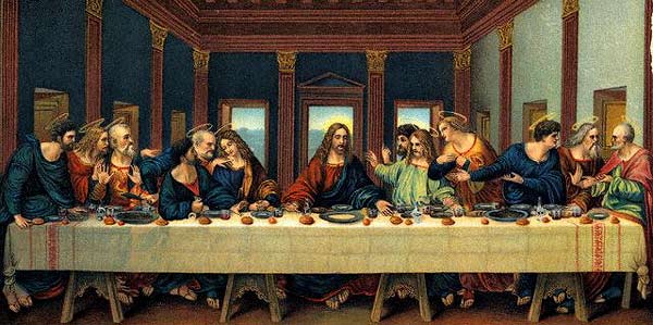 «Код да Винчи» основан, по большому счёту, на предположении, что на картине «Тайная вечеря» Леонардо фигура слева от Иисуса не Иоанн Богослов, а Мария Магдалина (изображение Bettmann / Corbis).