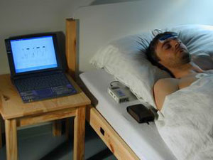 Исследование различных фаз сна (фото с сайта www.joanneum.at)